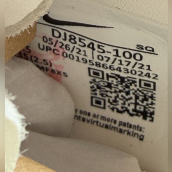 2021 Comme des Garçons x Nike Wmns Premier 'Sail Black' size 6.5 - Picture 8 of 12